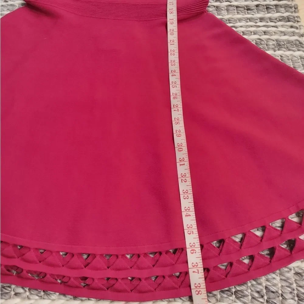 Ted Baker Kathryn Cut-out Knit Fit-and-Flare Dress Size 4 - Picture 14 of 16